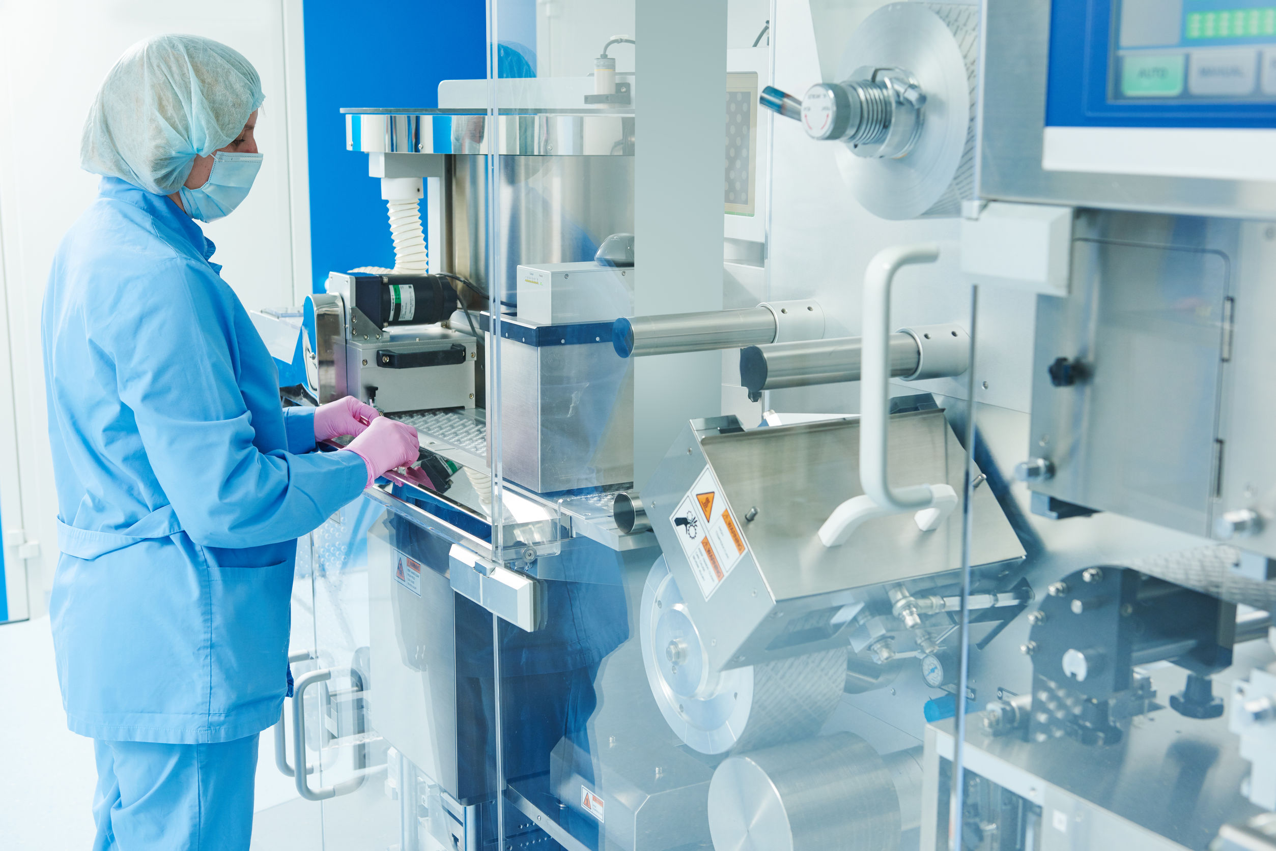 Centax Pharma cleanroom packaging